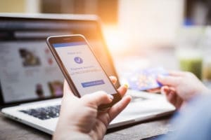 Online shopping with surcharge