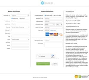 IntelliPay online payment page
