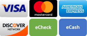 IntelliPay accepts Visa, MasterCard, American Express, Discover, Google Pay and ACH payments