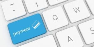 Payment on keyboard