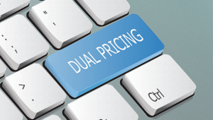 dual pricing keyboard image from dual pricing vs surcharging blog post