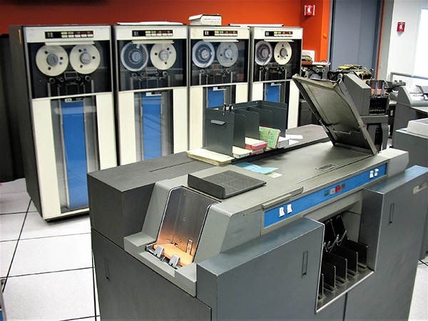 old mainframe used for blog post on need for automated payment systems in local government