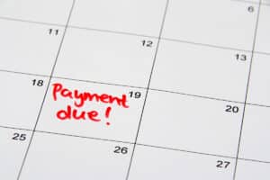 payment due - image used for delinquent payment section of blog post -intellipay