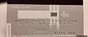 Dynamic CVV card with e-ink display showing changing security code for fraud prevention